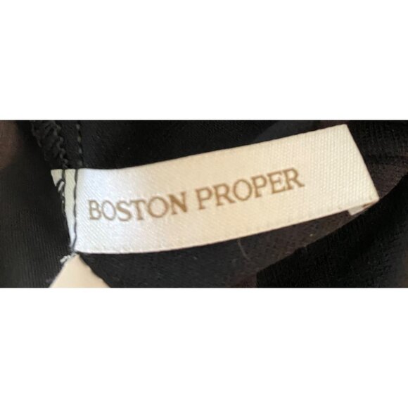 Boston Proper Gray Halter One-Piece Swimsuit Rhinestone Details Size 10 - Picture 5 of 11